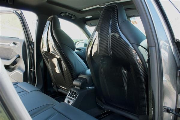 Grote foto audi rs3 8v carbon fiber stoel cover schaal auto onderdelen tuning en styling