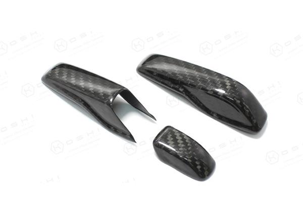 Grote foto maserati ghilbi quattroporte levante carbon fiber sleutel cover auto onderdelen tuning en styling
