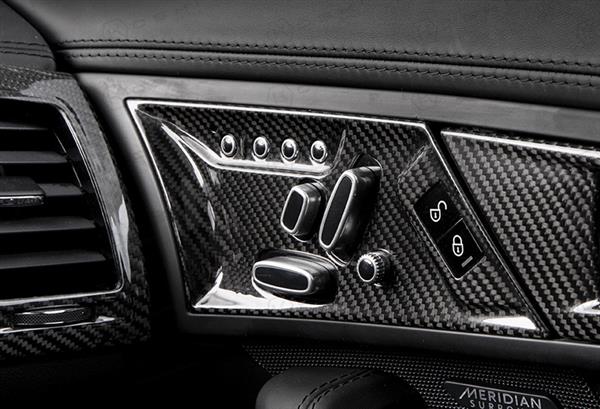 Grote foto jaguar f type carbon fiber stoelverstelling cover auto onderdelen tuning en styling