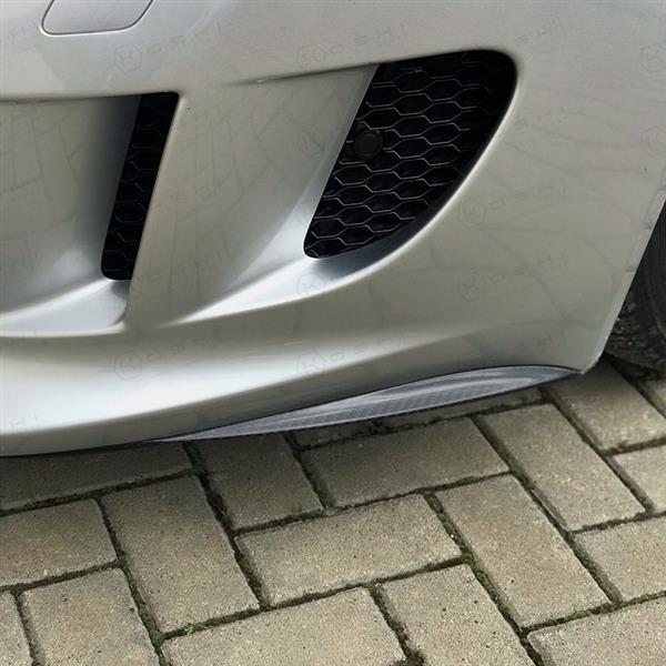 Grote foto jaguar f type carbon fiber voor flaps auto onderdelen tuning en styling