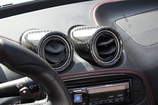 Grote foto alfa romeo 4c carbon fiber interieur lucht ventilatie cover auto onderdelen tuning en styling
