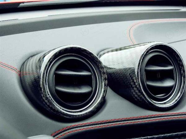Grote foto alfa romeo 4c carbon fiber interieur lucht ventilatie cover auto onderdelen tuning en styling
