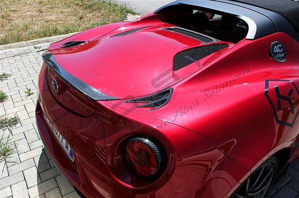 Grote foto alfa romeo 4c carbon fiber extreme lucht afzuig frame auto onderdelen tuning en styling