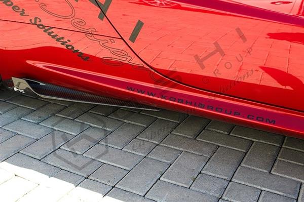 Grote foto alfa romeo 4c carbon fiber haai fin side skirts auto onderdelen tuning en styling