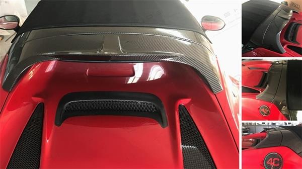 Grote foto alfa romeo 4c carbon fiber roll bar en achterspoiler auto onderdelen tuning en styling