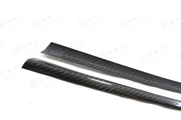 Grote foto alfa romeo 4c carbon fiber buitenkant raamlijst onderkant auto onderdelen tuning en styling