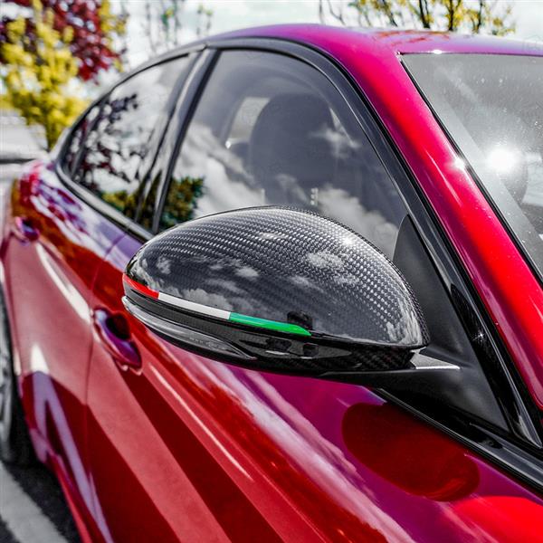 Grote foto alfa romeo giulia carbon fiber spiegel kappen auto onderdelen tuning en styling