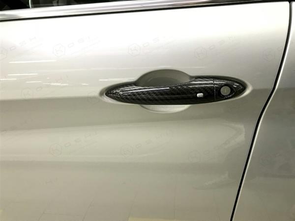 Grote foto alfa romeo giulia stelvio carbon fiber deurgrepen buitenkant auto onderdelen tuning en styling