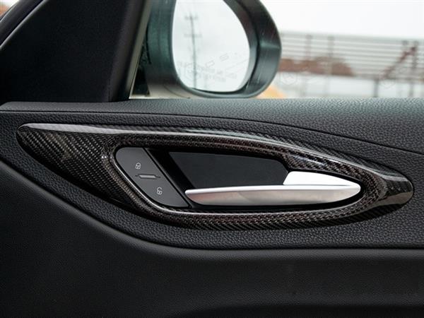 Grote foto alfa romeo giulia carbon fiber deurhendel cover auto onderdelen tuning en styling