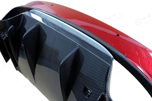 Grote foto alfa romeo giulia qv carbon fiber diffusor lip auto onderdelen tuning en styling