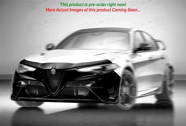 Grote foto alfa romeo giulia carbon fiber gtam style bumper voorkant auto onderdelen tuning en styling