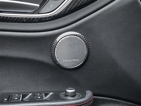 Grote foto alfa romeo giulia carbon fiber speaker covers auto onderdelen tuning en styling