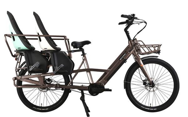 Grote foto brinckers bulk r longtail ebike 3v automatic grey gloss fietsen en brommers elektrische fietsen