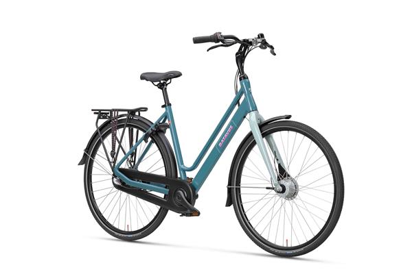 Grote foto batavus fonk damesfiets 3v dark turquoise fietsen en brommers damesfietsen