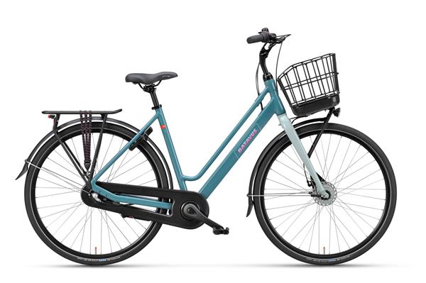 Grote foto batavus fonk damesfiets 3v dark turquoise fietsen en brommers damesfietsen