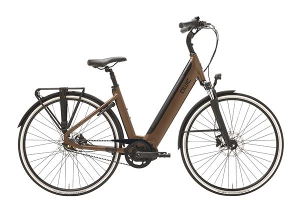 Grote foto qwic premium i mn7 belt elektrische fiets 7v bruin fietsen en brommers elektrische fietsen