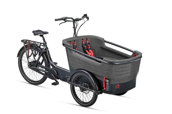 Grote foto batavus fier 3 elektrische bakfiets zwart enviolo fietsen en brommers bakfietsen