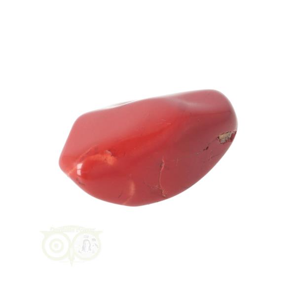 Grote foto rode jaspis trommelsteen nr 43 24 gram verzamelen overige verzamelingen