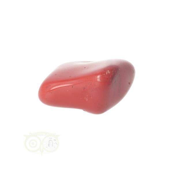 Grote foto rode jaspis trommelsteen nr 42 19 gram verzamelen overige verzamelingen