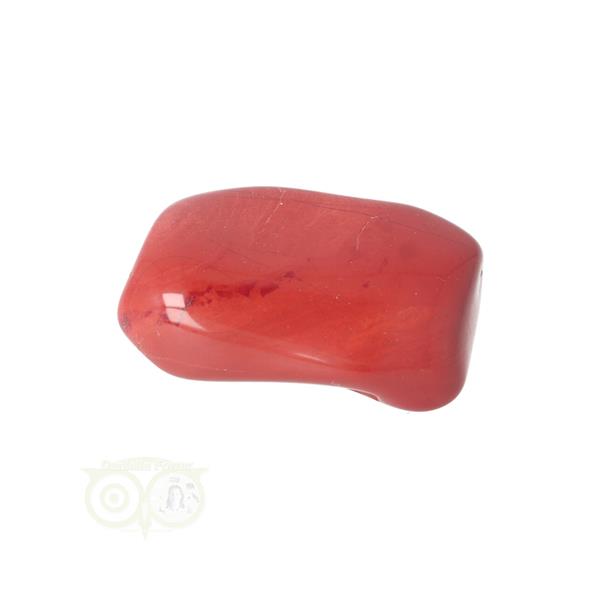 Grote foto rode jaspis trommelsteen nr 41 30 gram verzamelen overige verzamelingen