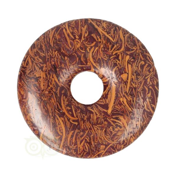 Grote foto coquina jaspis edelstenen donut hanger nr 11 4 cm verzamelen overige verzamelingen