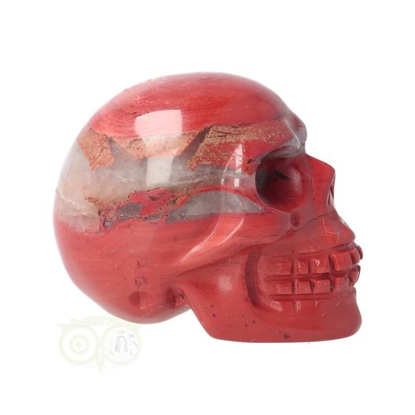 Grote foto rode jaspis schedel nr 14 106 gram verzamelen overige verzamelingen