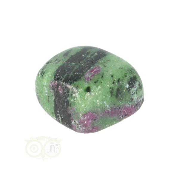 Grote foto zoisiet anyoliet trommelsteen nr 17 25 gram verzamelen overige verzamelingen