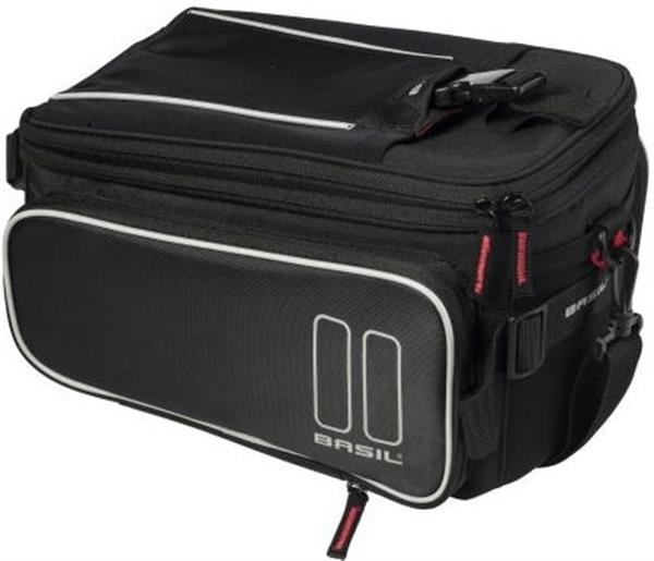 Grote foto basil sport design bagagedragertas 7 15 liter black motoren overige accessoires