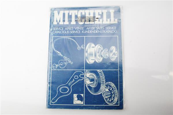 Grote foto mitchell service catalogus 1976 service apres vente after sales service sport en fitness vissport
