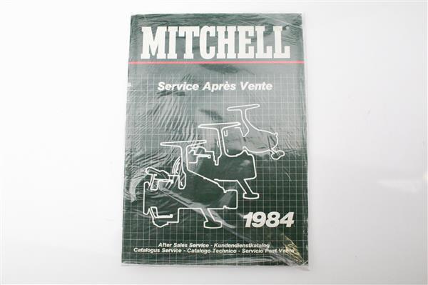 Grote foto mitchell after sales service 1984 service apres vente kundendienstkatalog sport en fitness vissport