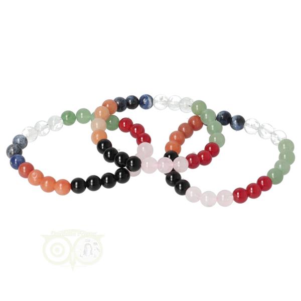 Grote foto chakra kleuren armband 8 mm verzamelen overige verzamelingen