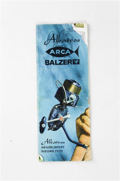 Grote foto albatros arca balzer catalogus folder hengelsport nieuws 71 72 sport en fitness vissport