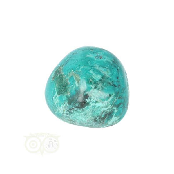 Grote foto chrysocolla trommelsteen nr 24 15 gram verzamelen overige verzamelingen