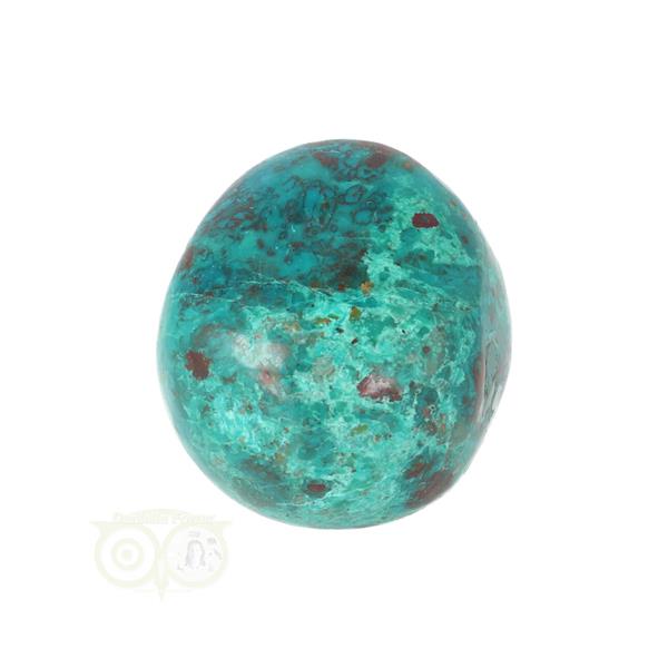 Grote foto chrysocolla trommelsteen nr 23 35 gram verzamelen overige verzamelingen