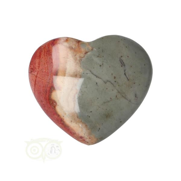 Grote foto polychroom jaspis hart 3 cm nr 25 14 gram madagaskar verzamelen overige verzamelingen