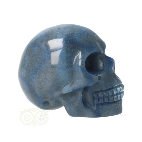 Grote foto blauwe kwarts schedel nr 21 101 gram verzamelen overige verzamelingen