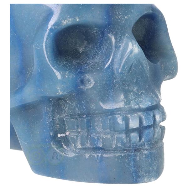 Grote foto blauwe kwarts schedel nr 18 103 gram verzamelen overige verzamelingen