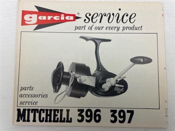 Grote foto garcia service boekje van mitchell 396 397 molen sport en fitness vissport