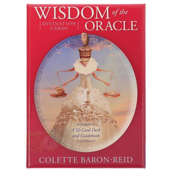 Grote foto wisdom of the oracle divination cards colette baron reid boeken overige boeken