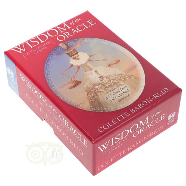 Grote foto wisdom of the oracle divination cards colette baron reid boeken overige boeken