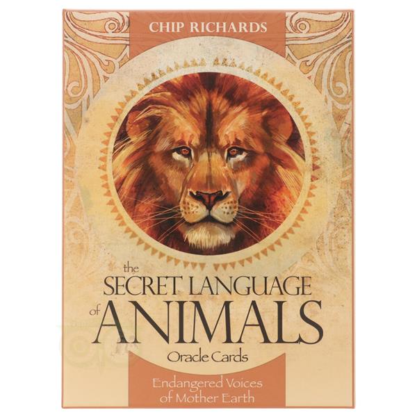 Grote foto the secret language of animals oracle cards chip richards boeken overige boeken