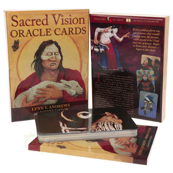 Grote foto sacred vision oracle cards lynn v. andrews engelstalig boeken overige boeken