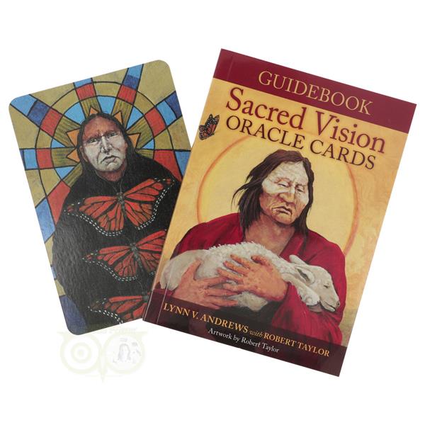 Grote foto sacred vision oracle cards lynn v. andrews engelstalig boeken overige boeken