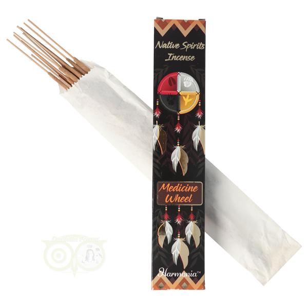 Grote foto native spirits wierook medicijnwiel musk 12 sticks huis en inrichting woningdecoratie