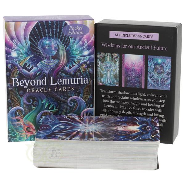 Grote foto beyond lemuria oracle cards izzy ivy pocket edition boeken overige boeken