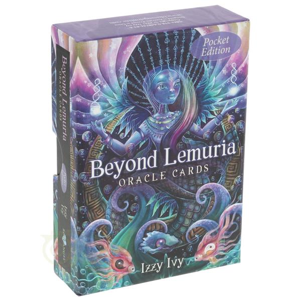 Grote foto beyond lemuria oracle cards izzy ivy pocket edition boeken overige boeken