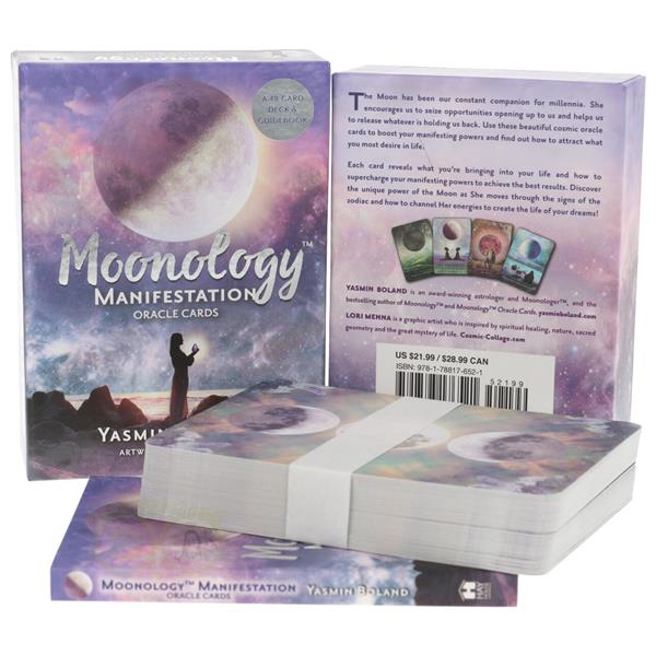 Grote foto moonology manifestation oracle cards yasmin boland boeken overige boeken