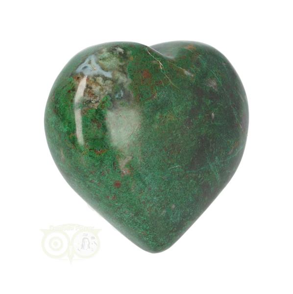 Grote foto chrysocolla hart nr 36 142 gram peru verzamelen overige verzamelingen