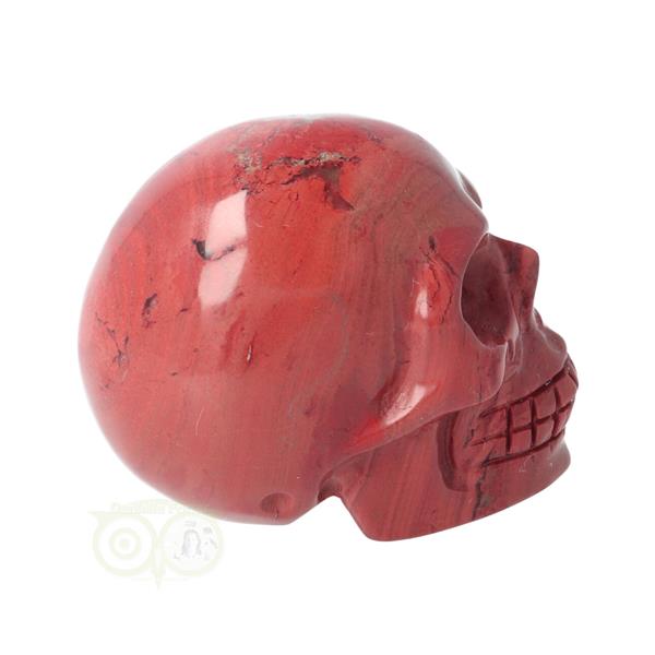 Grote foto rode jaspis schedel nr 7 123 gram verzamelen overige verzamelingen