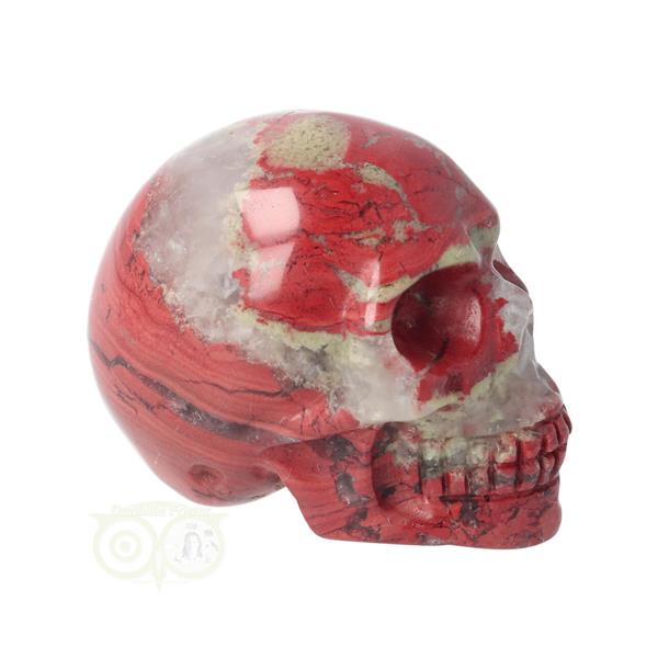 Grote foto rode jaspis schedel nr 6 110 gram verzamelen overige verzamelingen